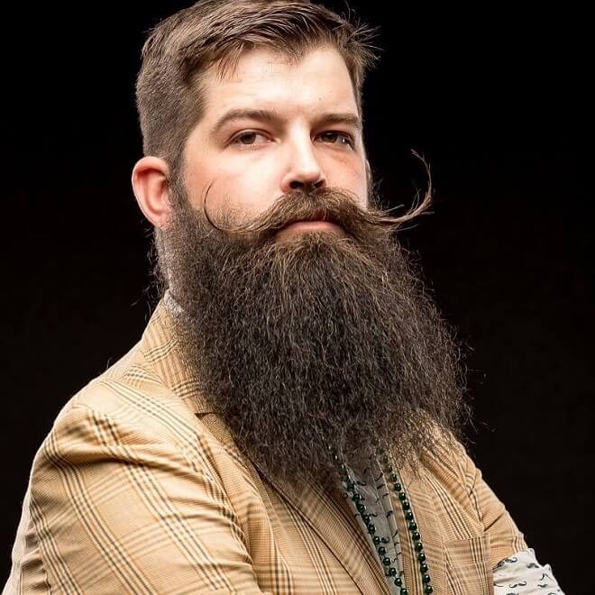 Full Beard + Long Mustache