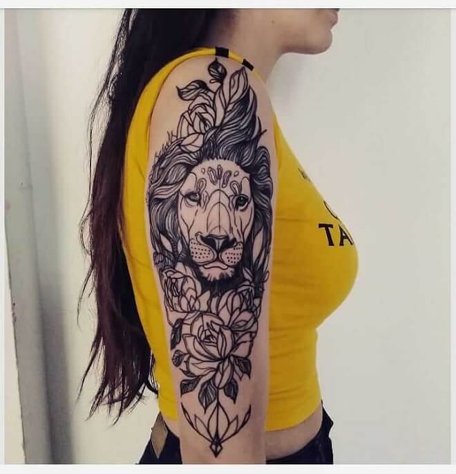 Inked Lion Tattoo
