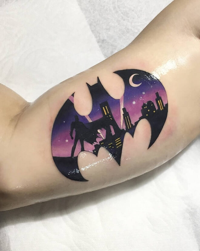 Batman Tattoos On Hand