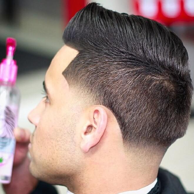 Blowout Hairstyle With SkinTaper Fade