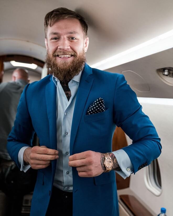 Conor Mcgregor Short Side Part with Beard