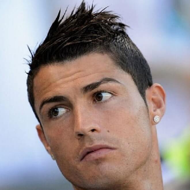 Ronaldo Short Spikes Haircut