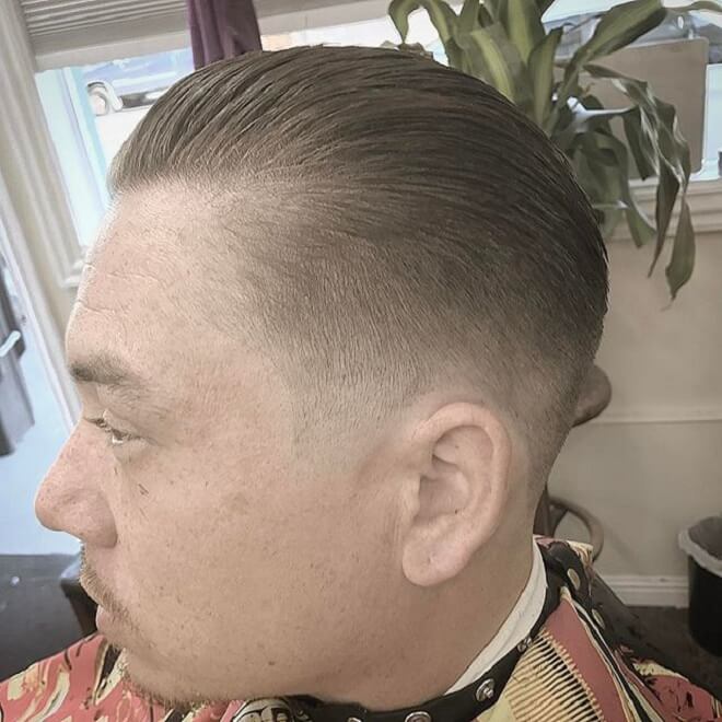 With Slick Back Style