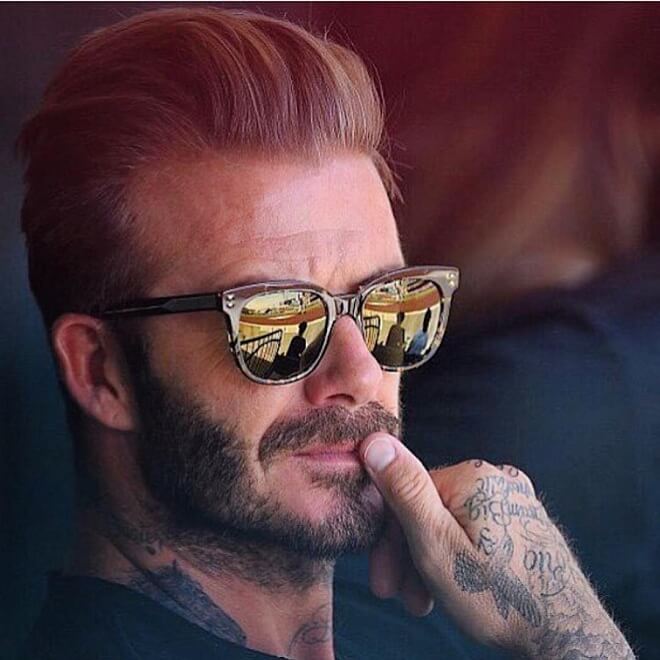 David Beckham Pompadour Style