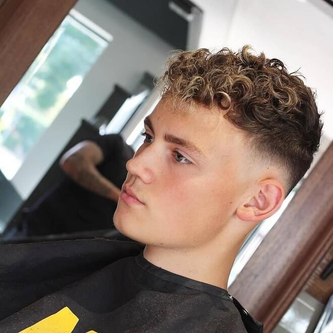 Fade With Curly Hair