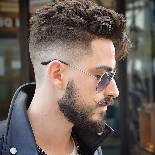 Fade with Thick Textured Hair