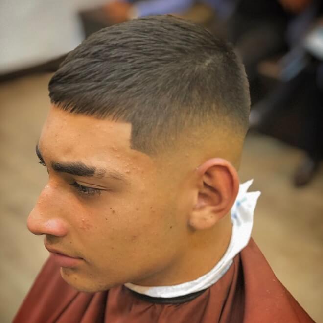 Low Skin Fade With Short Haircut