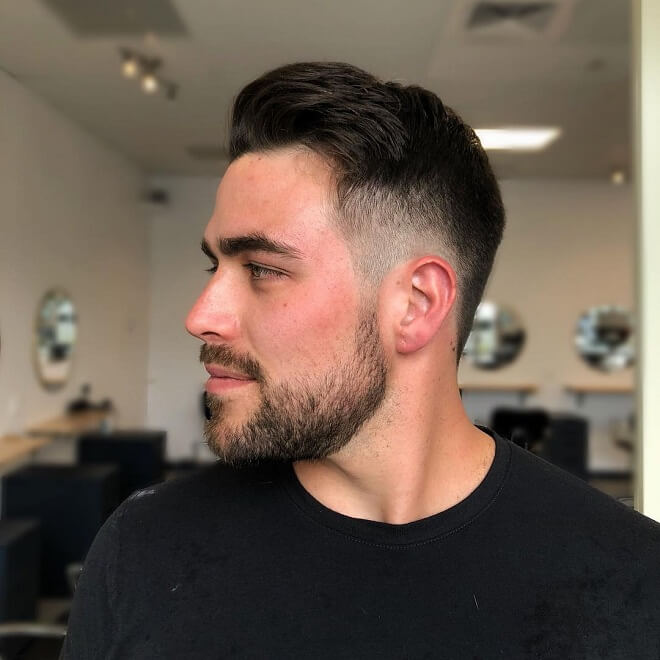 Mens Fade With Beard Style