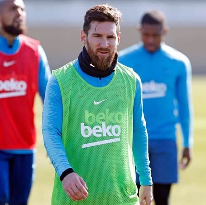 Messi Beard Styles