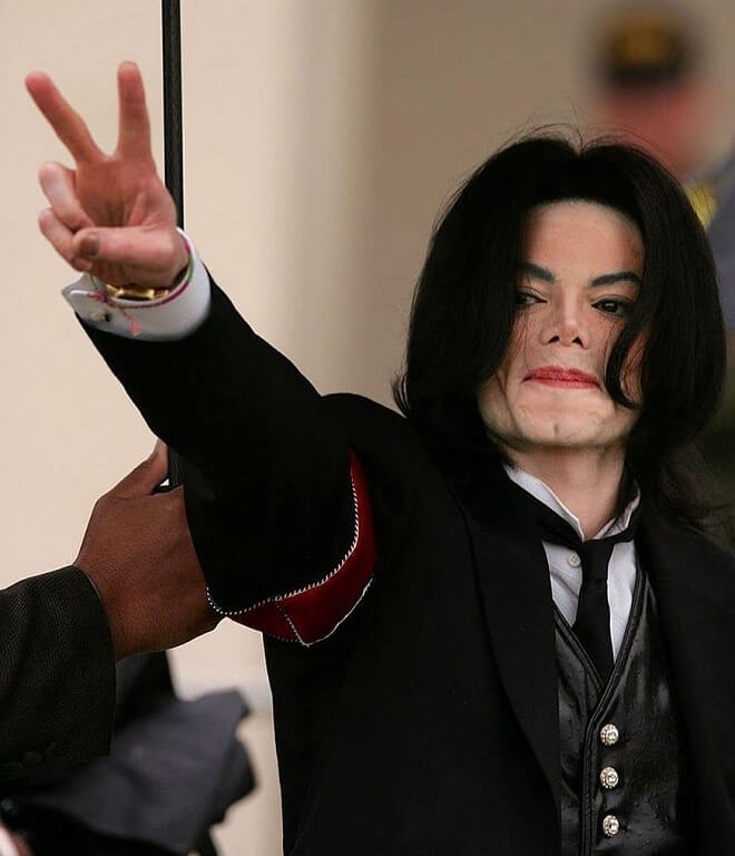 Michael Jackson Mid Part Hairstyles