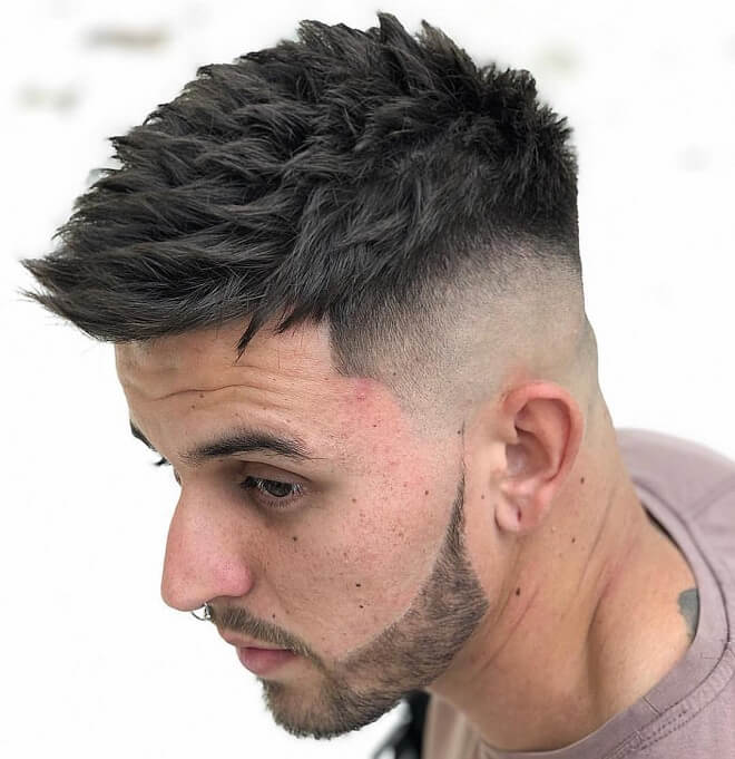 Quiff With Skin Fade