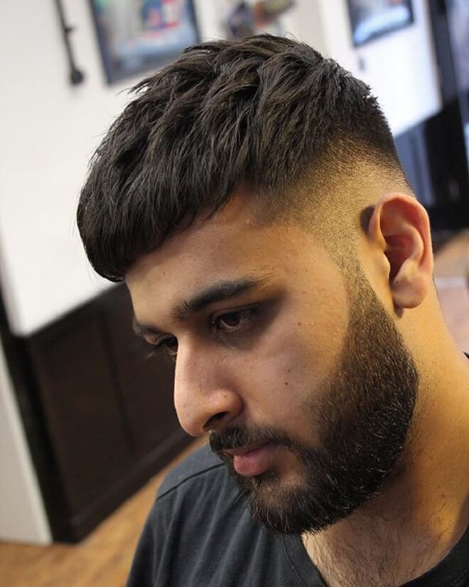 Short Messy Hairstyles With Fade