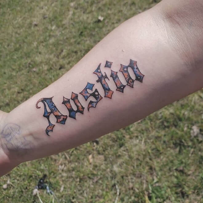 Austin Name Tattoos