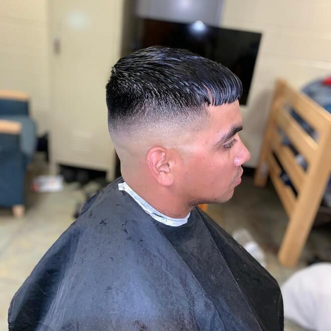 Low Bald Fade with Crop Cut