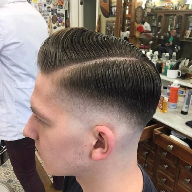 Low Fade With Pomp