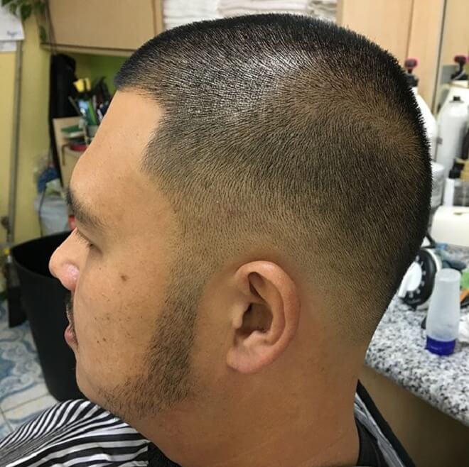 Low Fade with Buzz Cut
