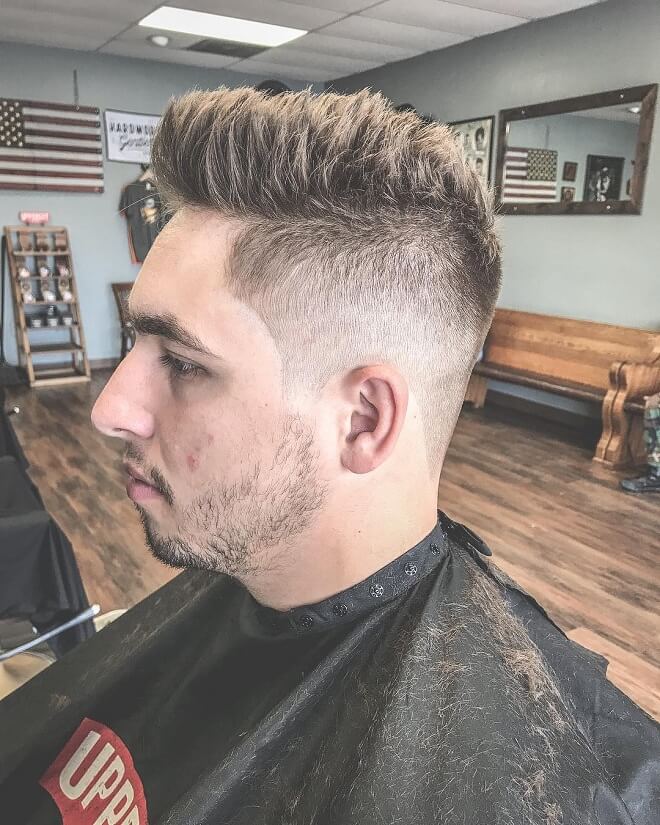 Low Fade with Spiky Haircut