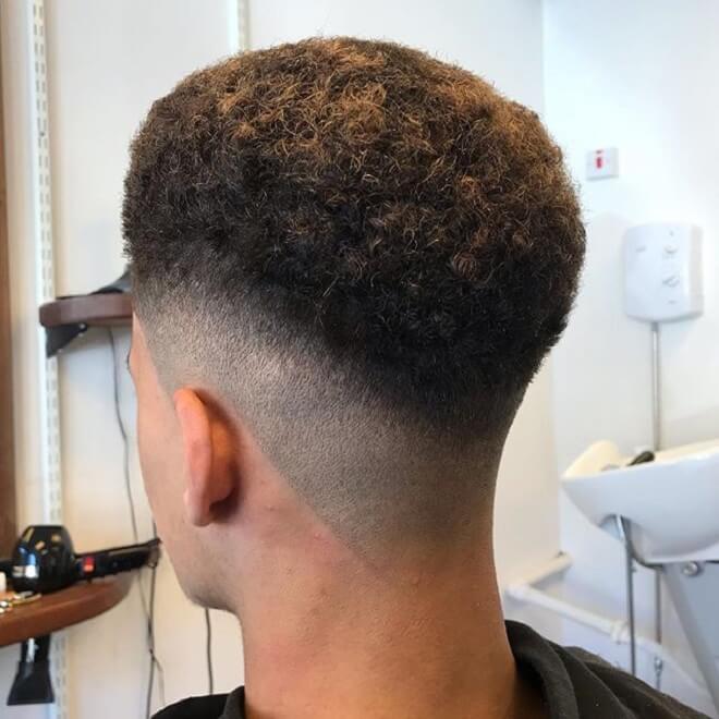 Low Fade with V Shape Haircut