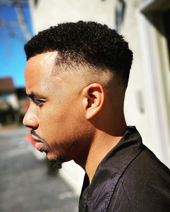 Mid Bald Fade With Short Top