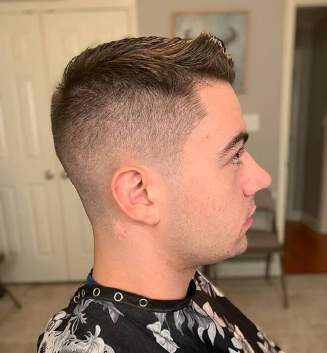 Taper Side with Short Pomade