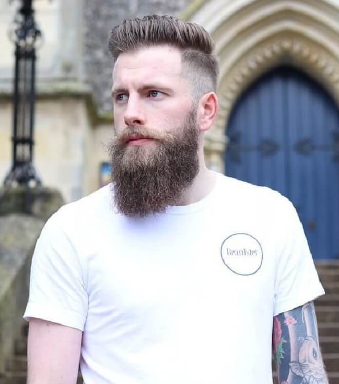 Classic Haircut with Full Beard