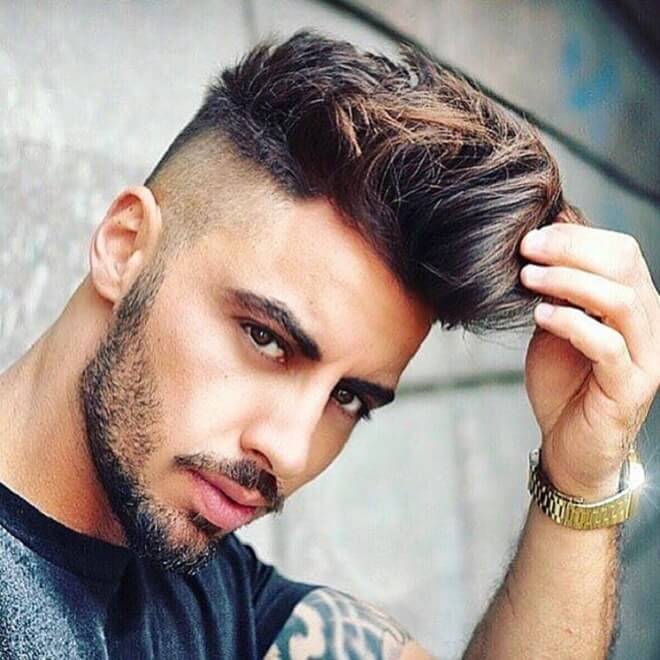 High Skin Fade with Quiff Hairstyle
