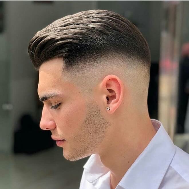 Silk Back with Mid Skin Fade