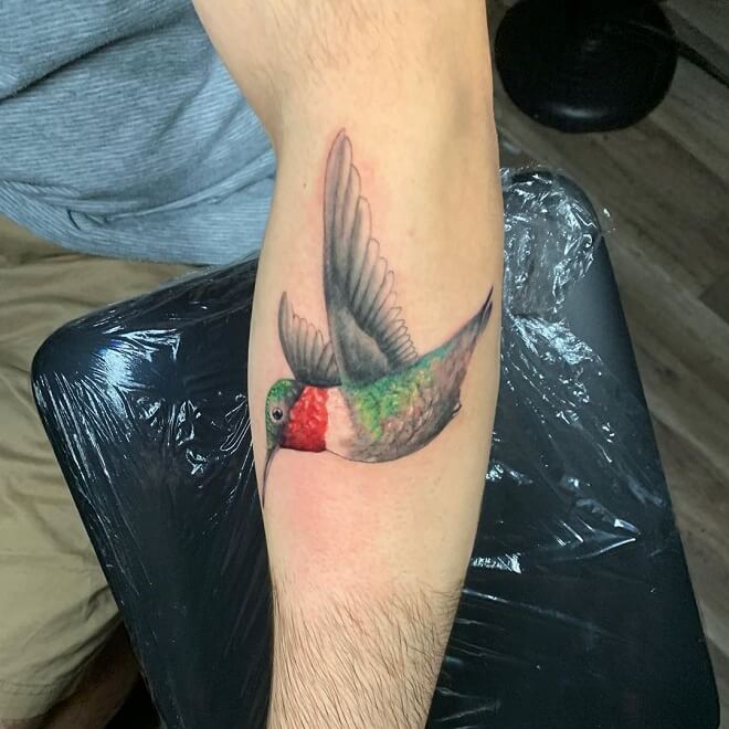 Bird Colorful Tattoo