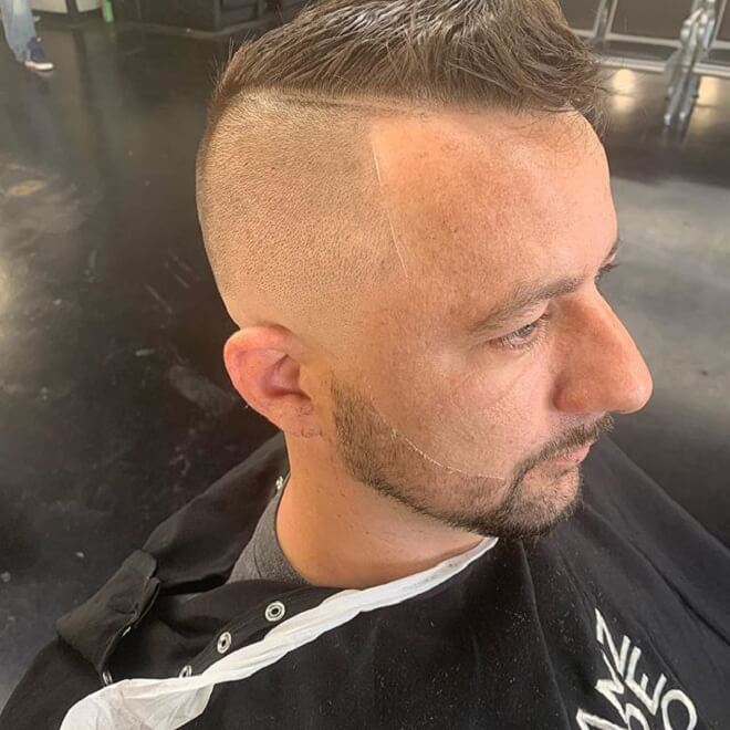 High Skin Fade with Short Messy