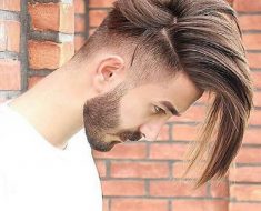 Mens Long Hair with An Undercut