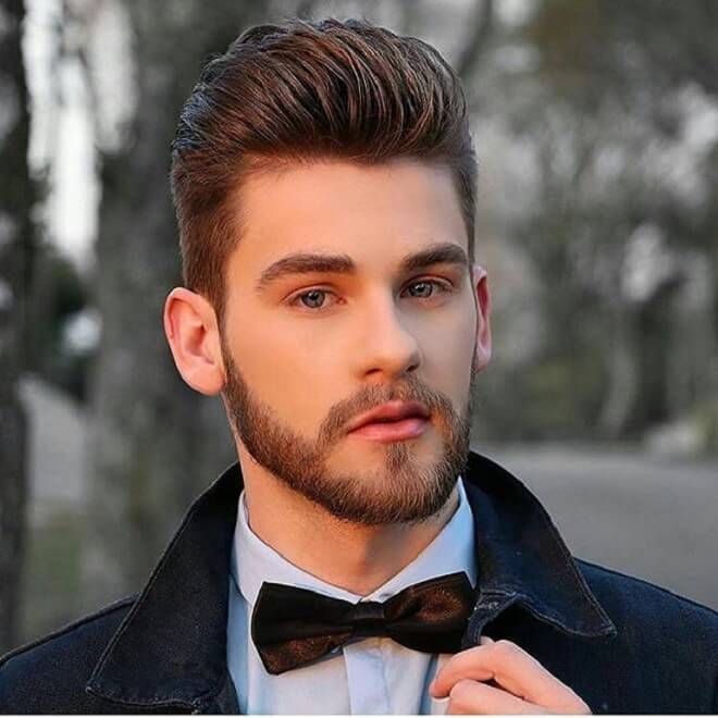 Professional Hairstyle with Beard